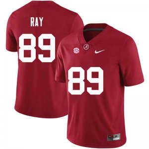 NCAA Men's Alabama Crimson Tide #89 LaBryan Ray Stitched College Nike Authentic Crimson Football Jersey AS17W02QX